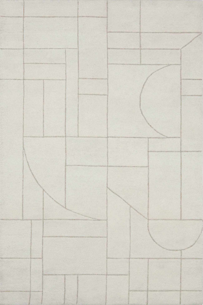 Fusao Beige Area Rug