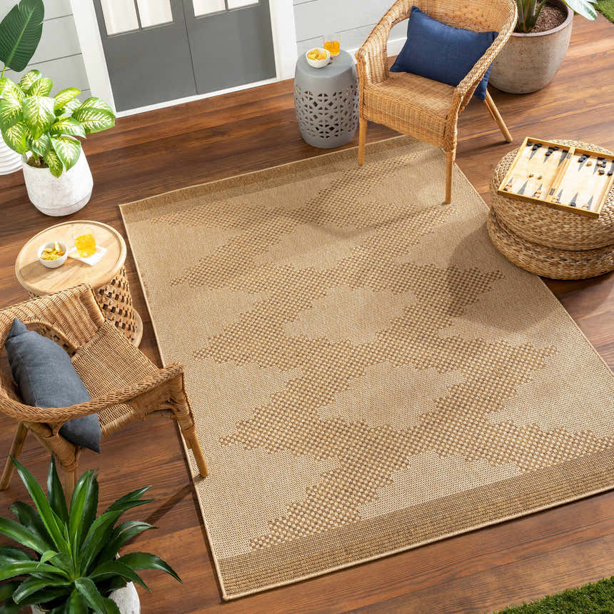 Sample Colum Flatweave Faux Jute Rug