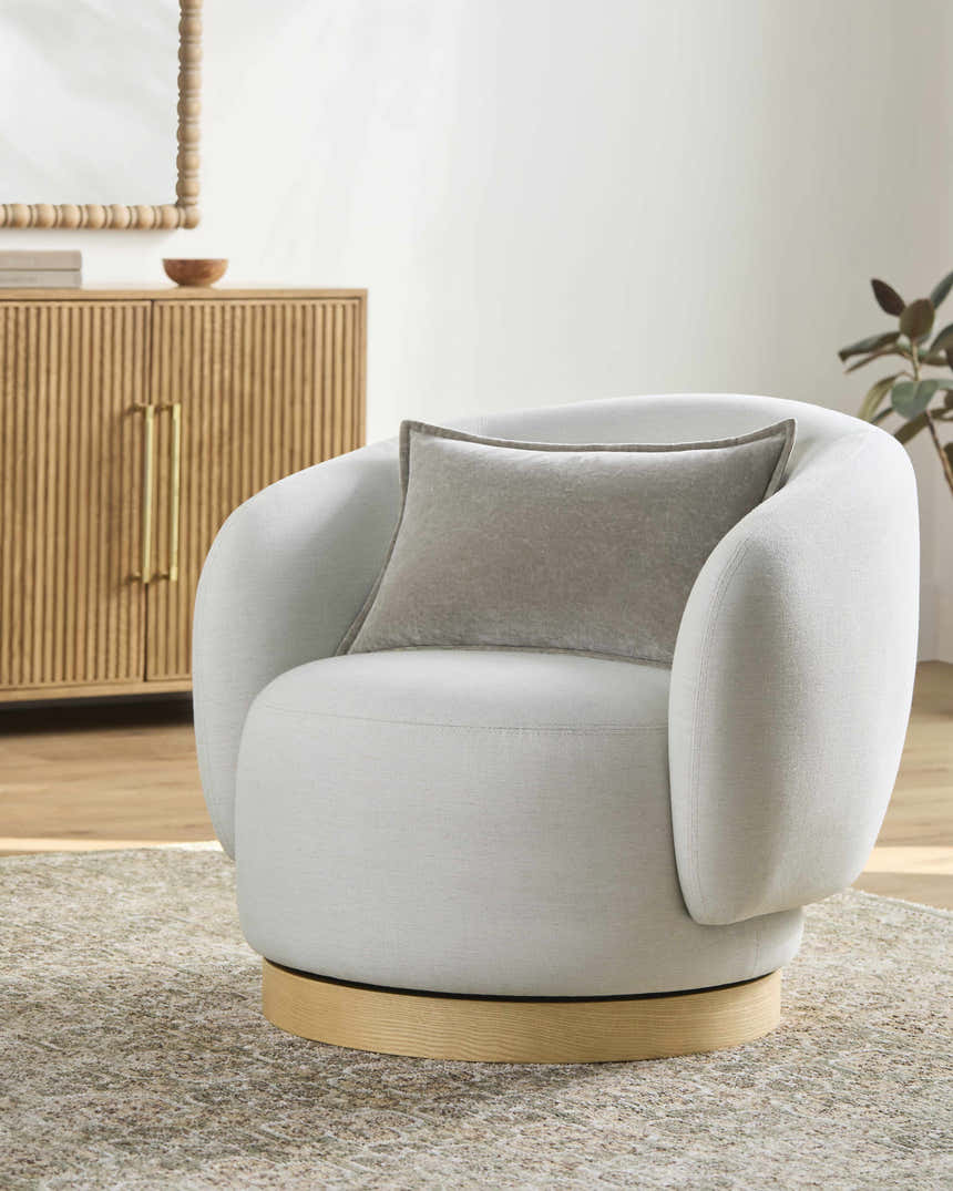 Galey Beige Alix x Livabliss Finlayson Accent Chair