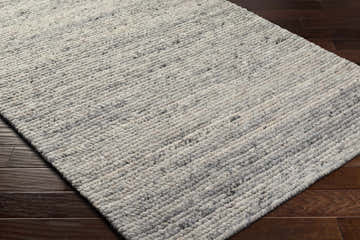 Made to Order Custom Size Olisa Gray Wool Area Rug