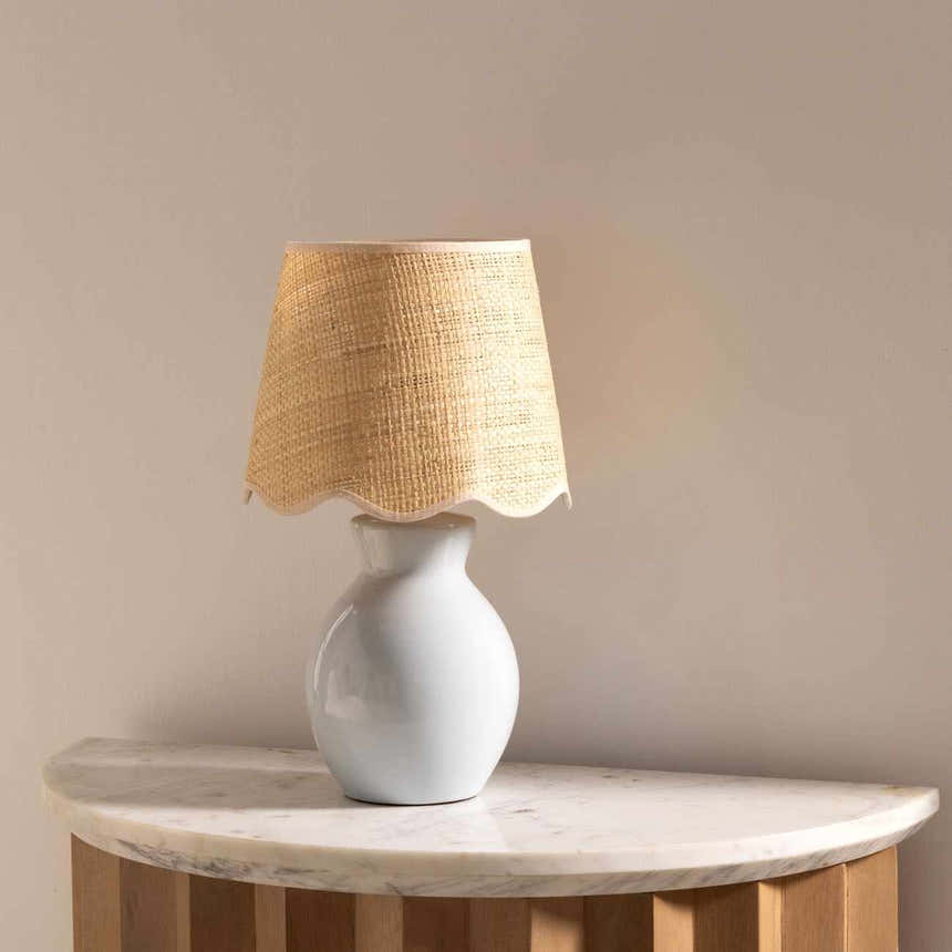 Salgareda Grey Ceramic Table Lamp