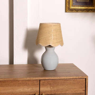 Salgareda Grey Ceramic Table Lamp
