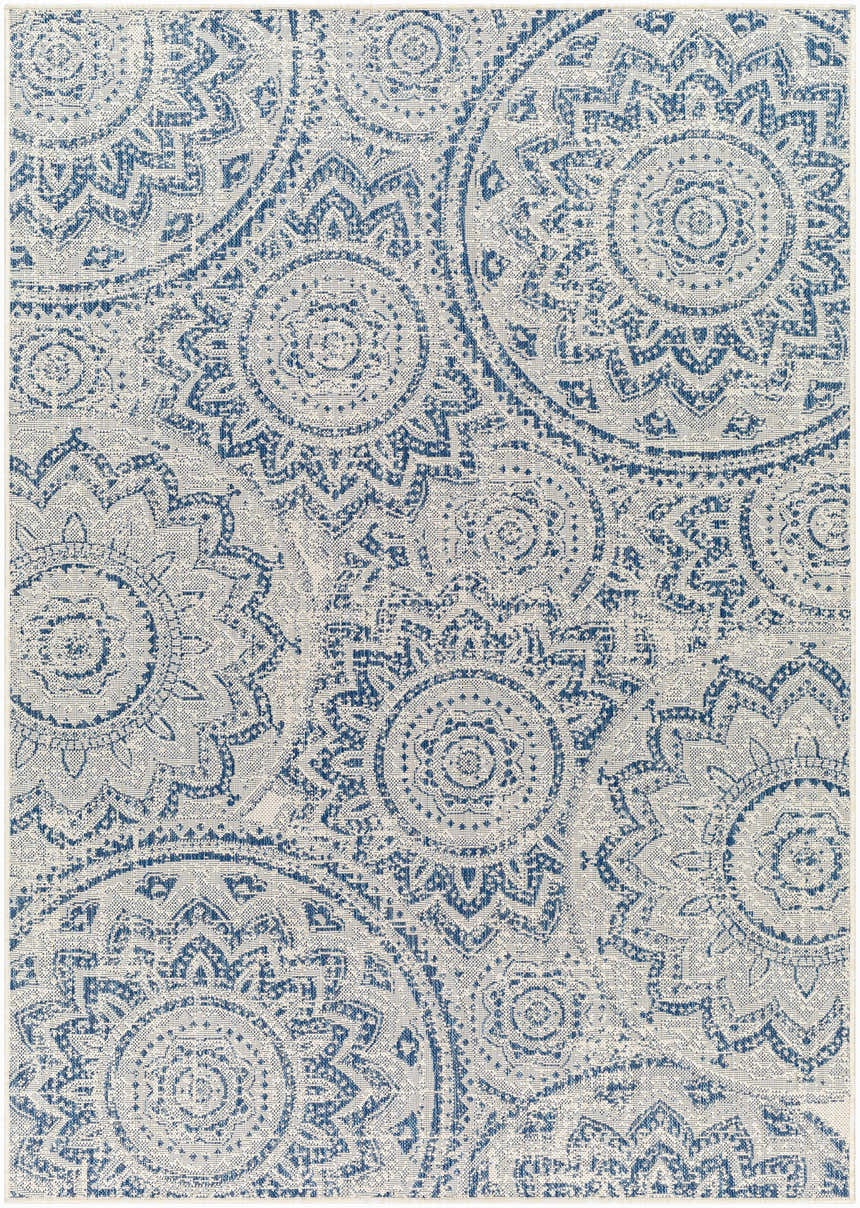 Sample Ayala Blue Durable Rug