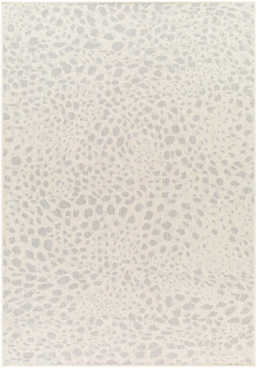 Sample Erno Cream Leopard Print Area Rug - Clearance