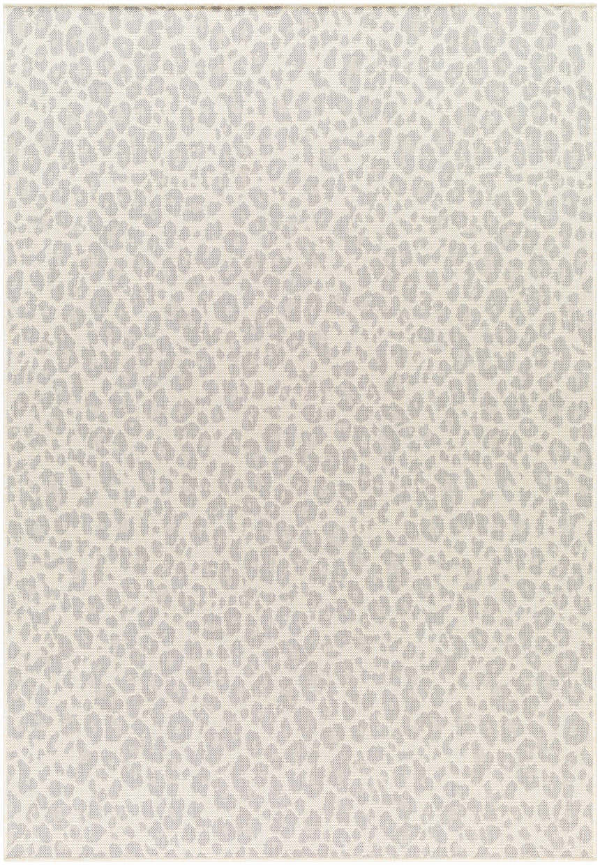 Sample Garbo Cream Leopard Print Area Rug - Clearance