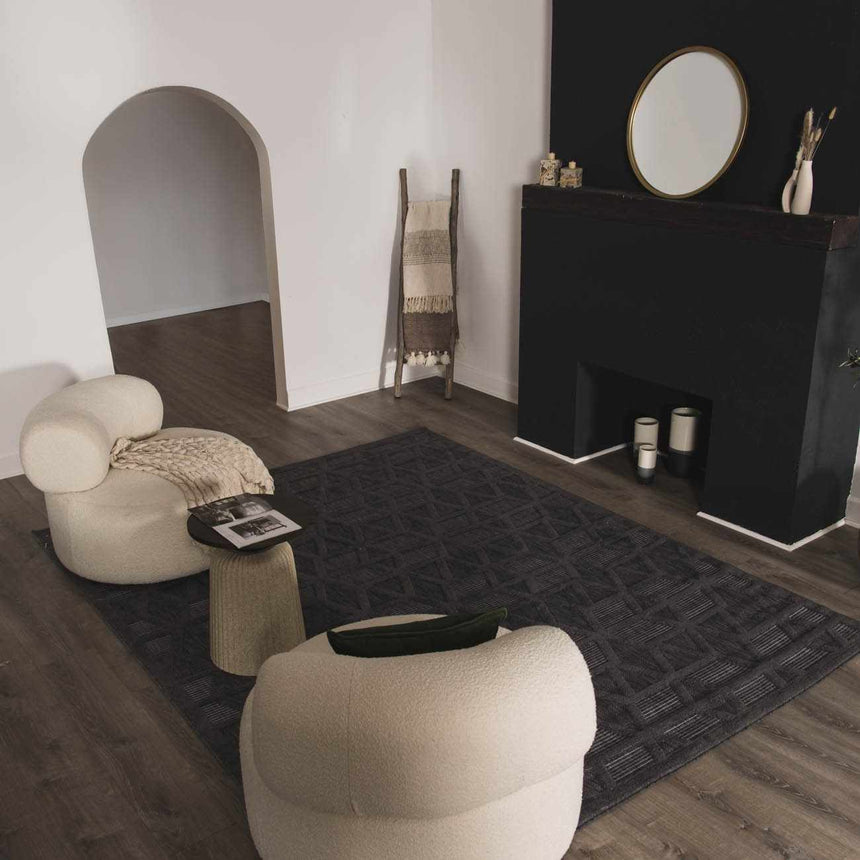 Nuri Black Outdoor Rug