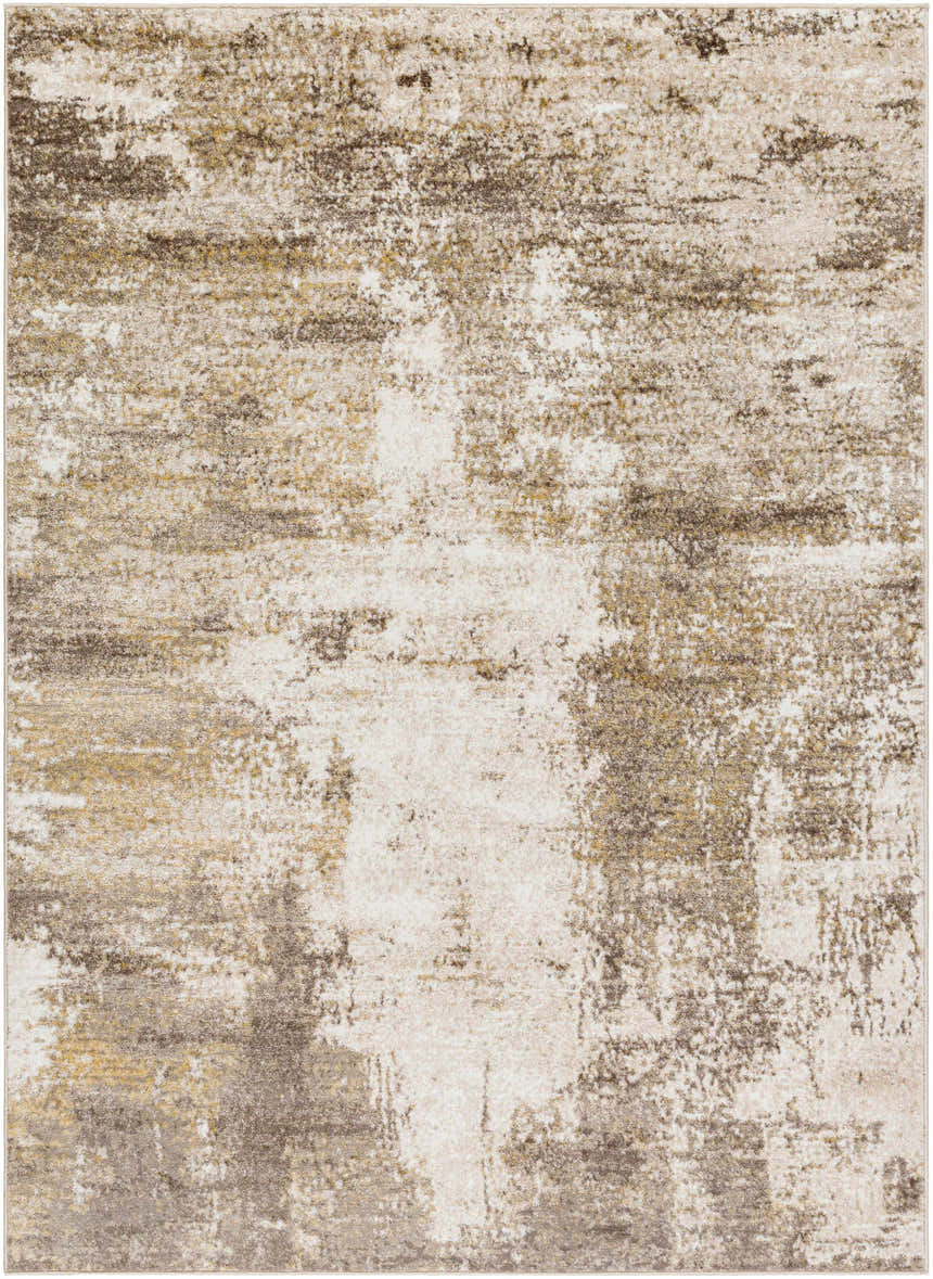 Sample Duval Brown Abstract Area Rug - Clearance