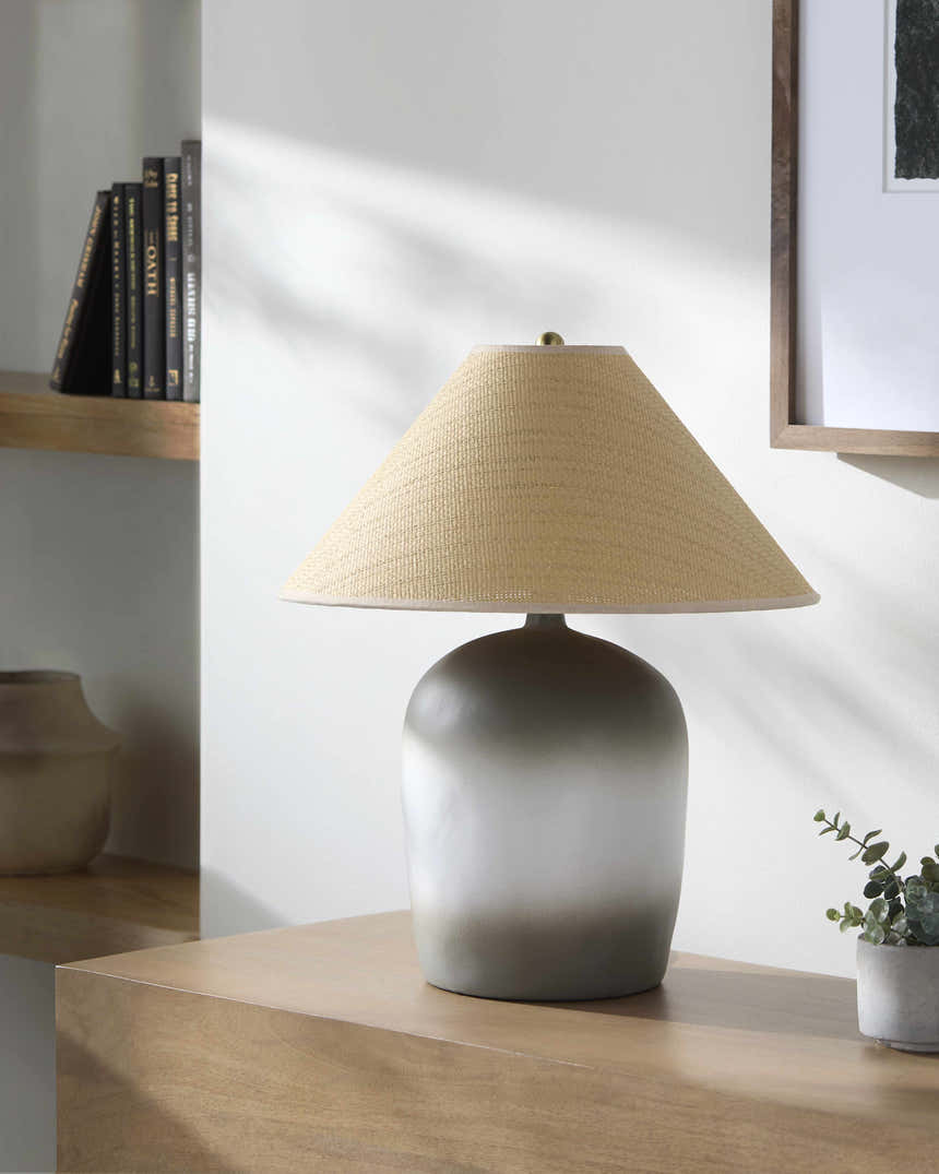Solovjevsk Gray Table Lamp