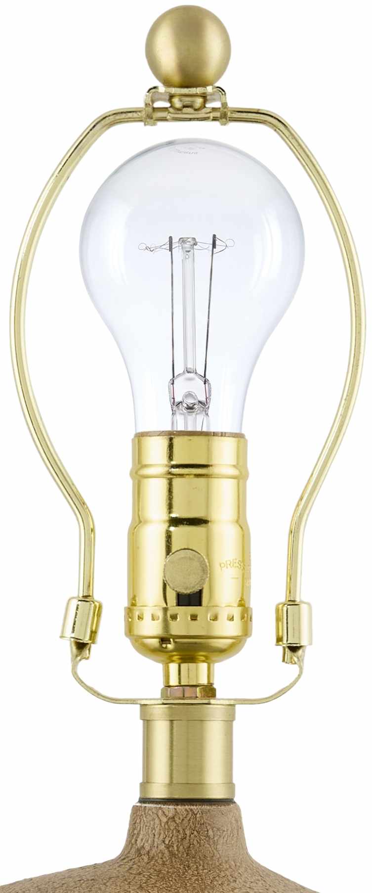 Solovjevsk Dark Red Table Lamp