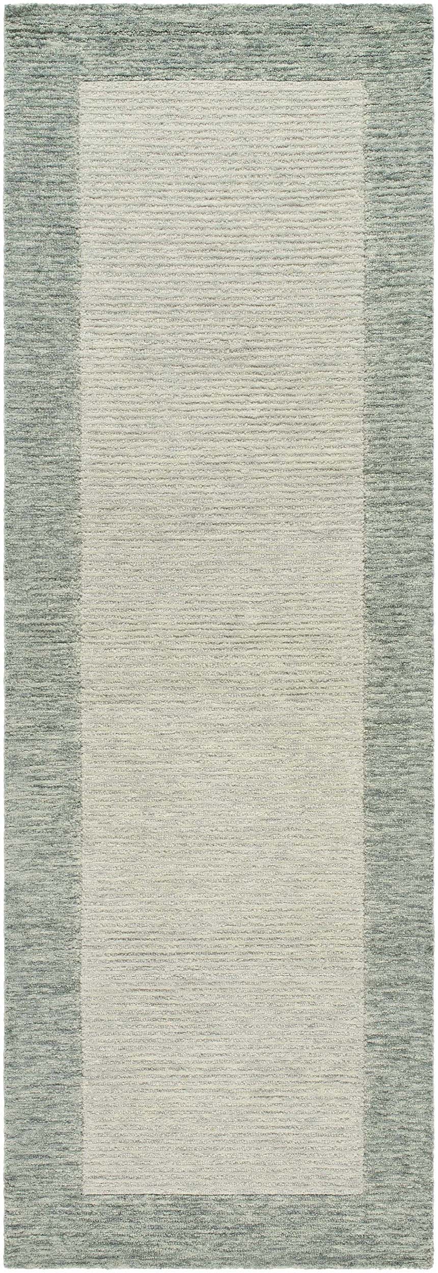 Made to Order Custom Size Amadi Green Wool Area Rug