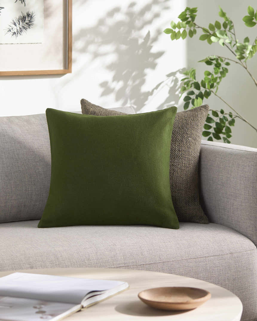 Meabh Lime Green Throw Pillow - Clearance