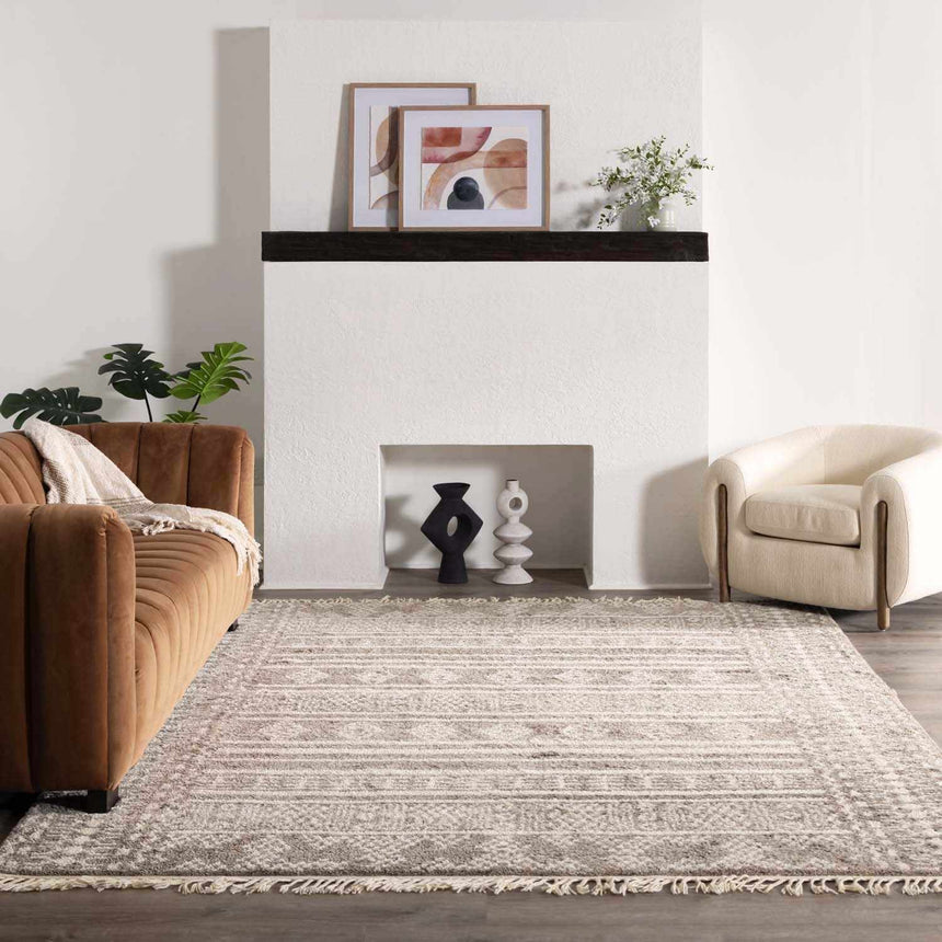 Kaveh Hand Knotted Wool Area Rug