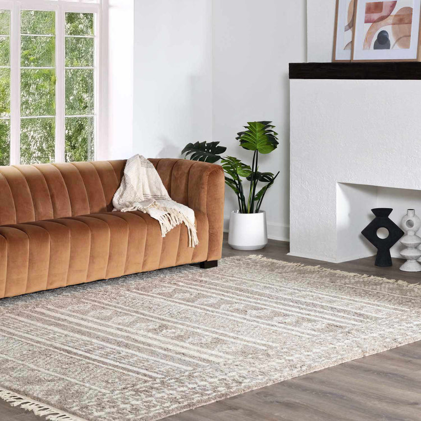 Kaveh Hand Knotted Wool Area Rug