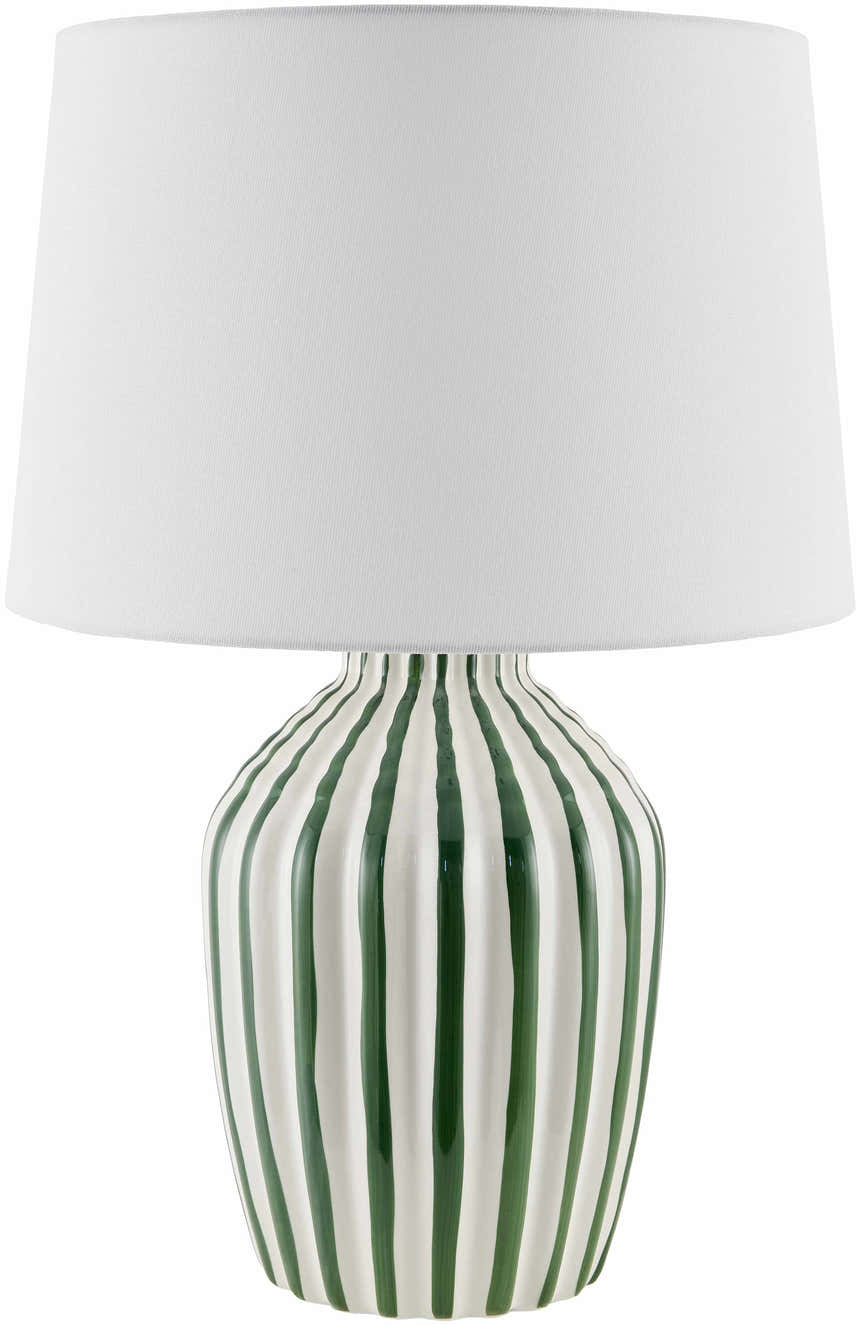 Shamsabad Green Table Lamp