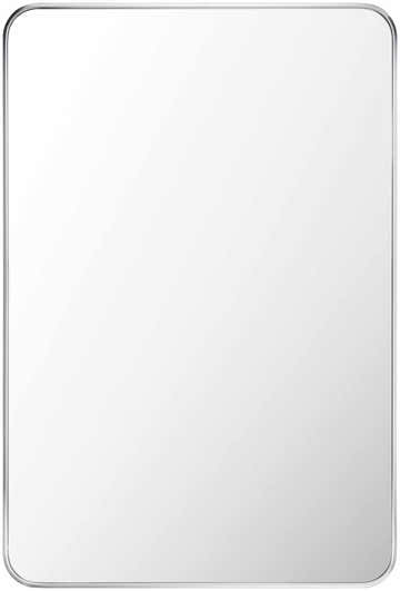 Sustinente Silver Gray Carved Mirror