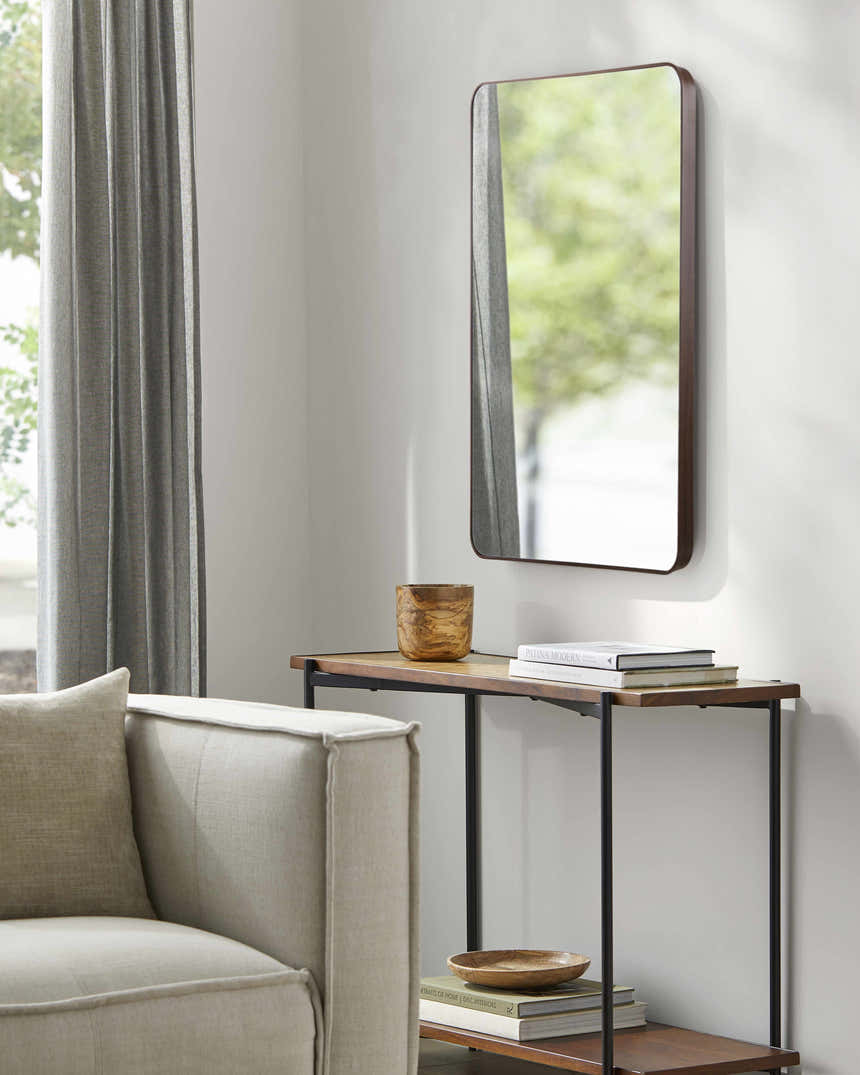 Sustinente Dark Brown Mirror