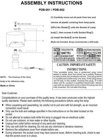 Saltykovka Black Table Lamp