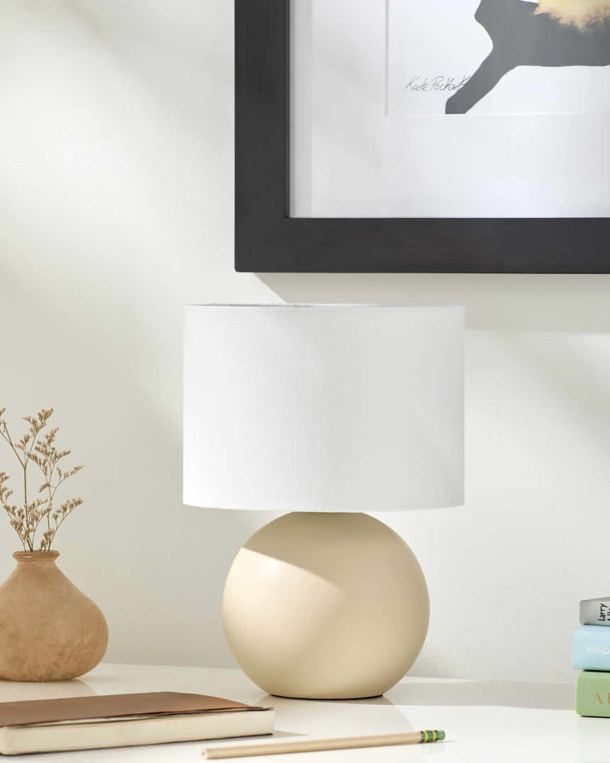 Stolbovaya Cream Table Lamp