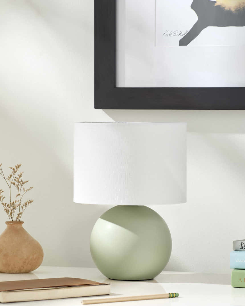 Stolbovaya Light Green Table Lamp