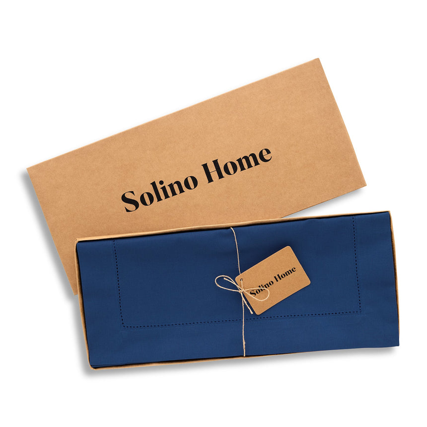 Cotton Linen Hemstitch Table Runner