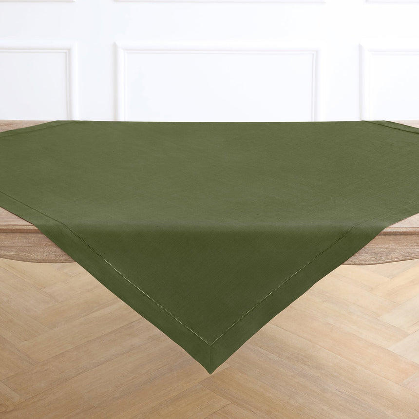 Classic Hemstitch Table Throw
