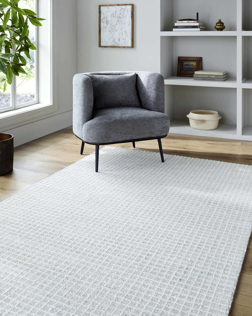 Made to Order Custom Size Anahid Light Gray Area Rug - Vivir x Livabliss