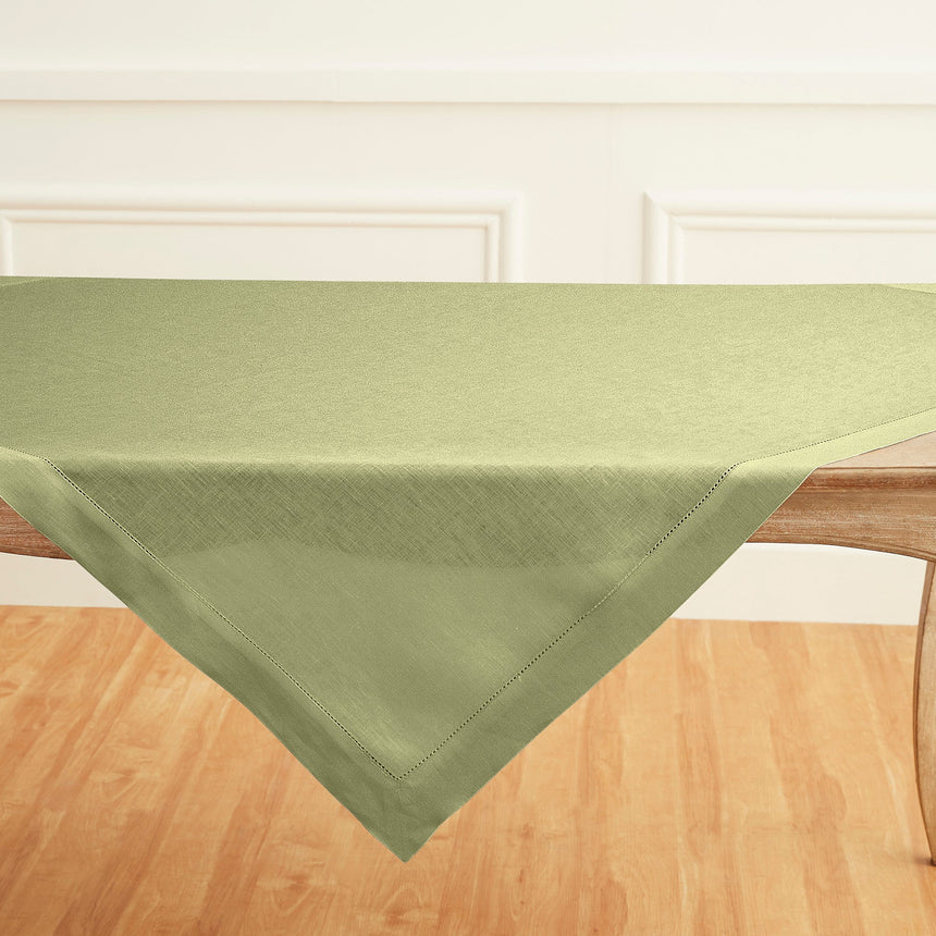 Classic Hemstitch Table Throw