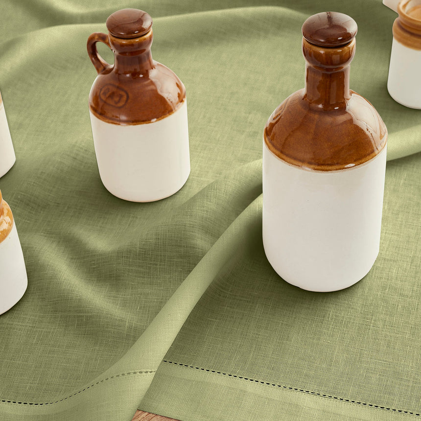 Classic Hemstitch Table Throw