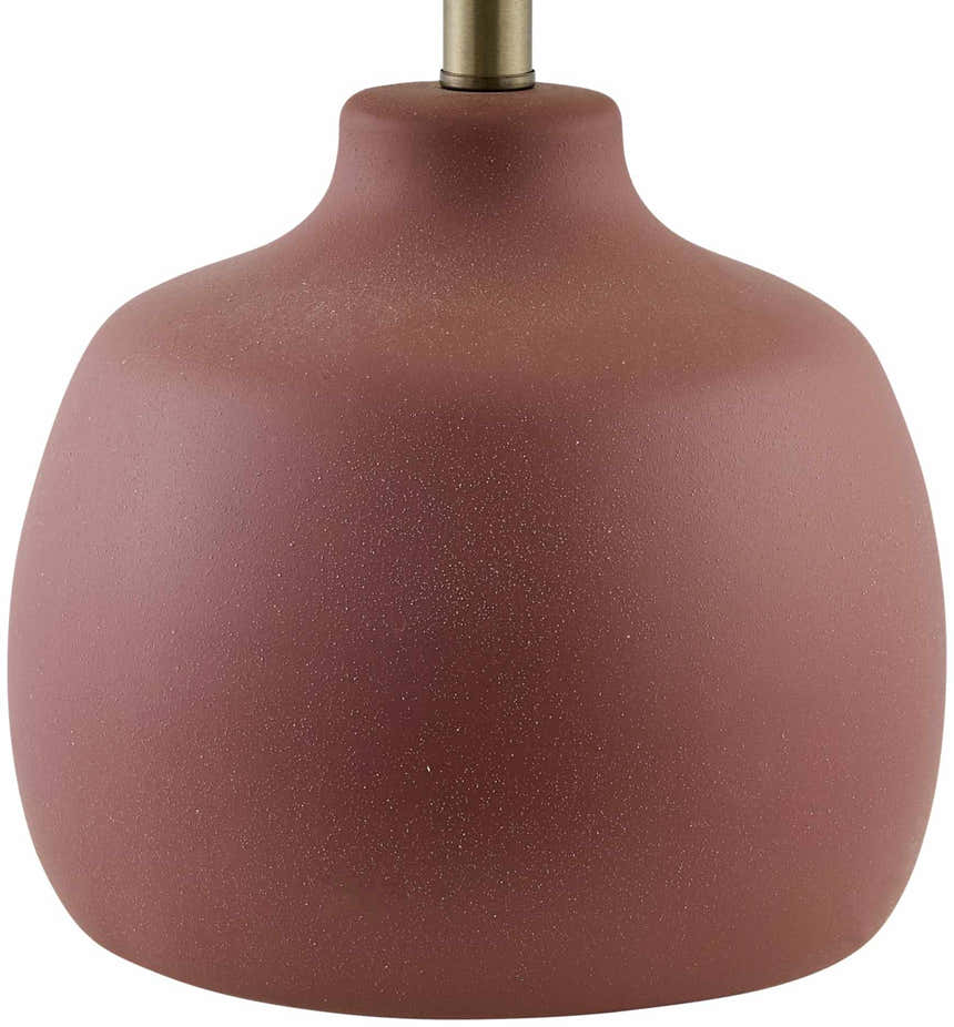 Tribaldos Brick Red Table Lamp