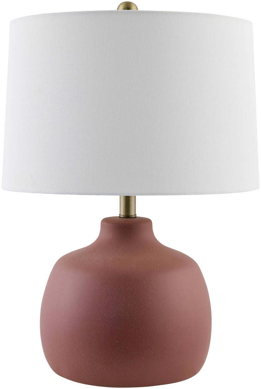 Tribaldos Brick Red Table Lamp