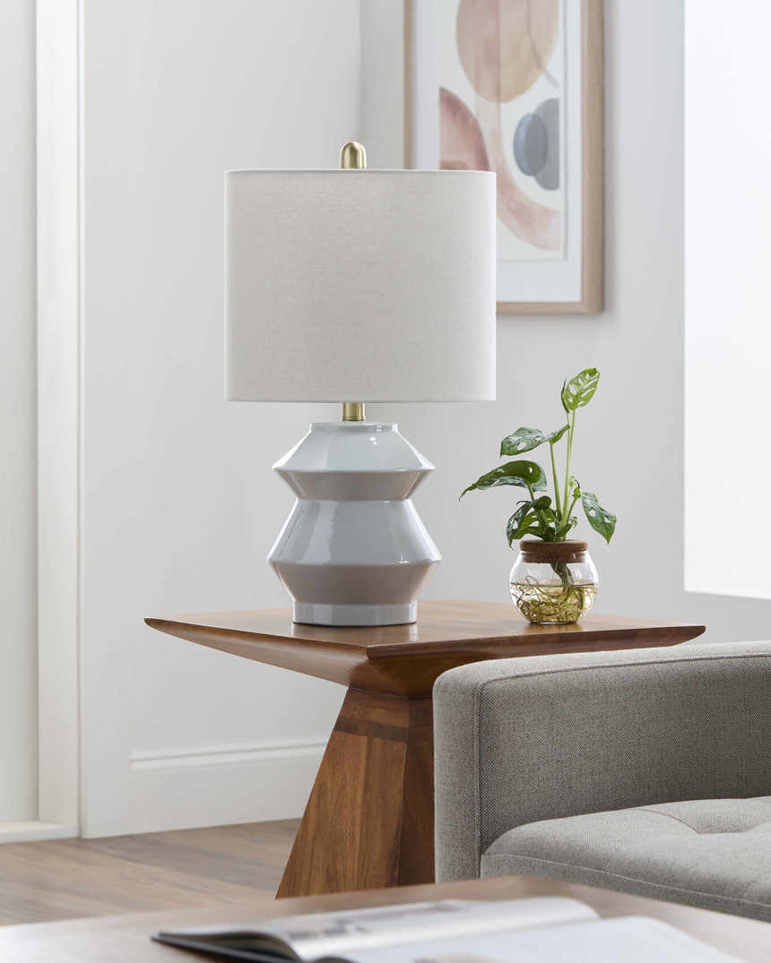 Tabaquite Pale Blue Table Lamp