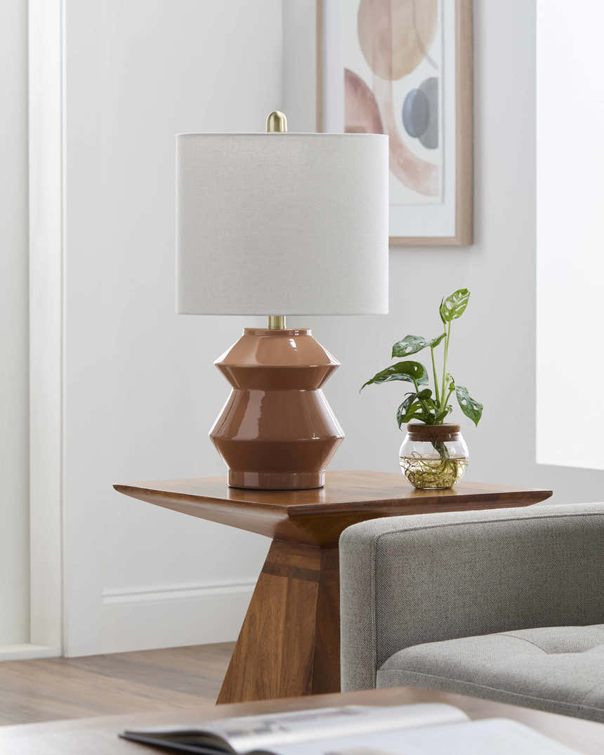 Tabaquite Burnt Orange Table Lamp