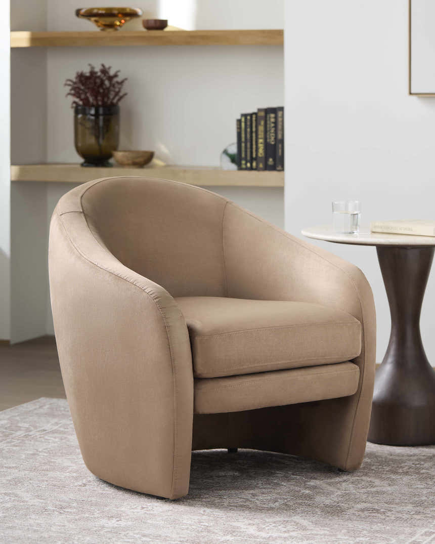 Testerazo Beige Accent Chair