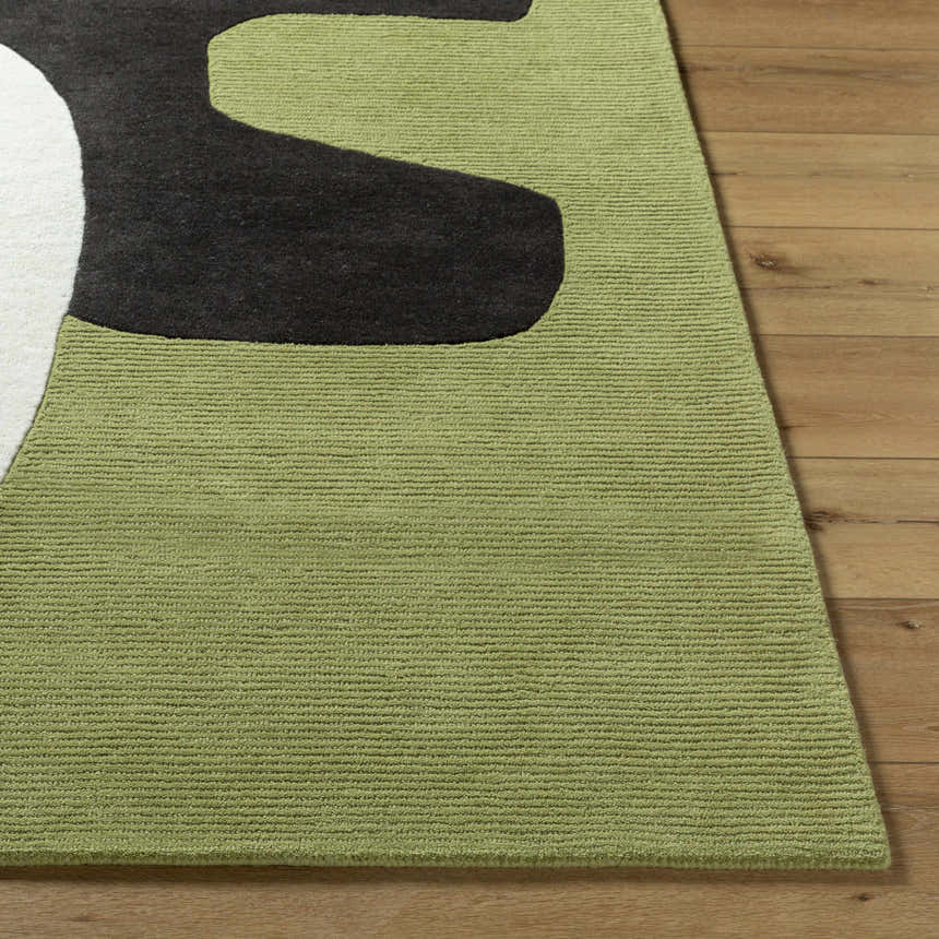 Made to Order Custom Size Terah Olive Area Rug