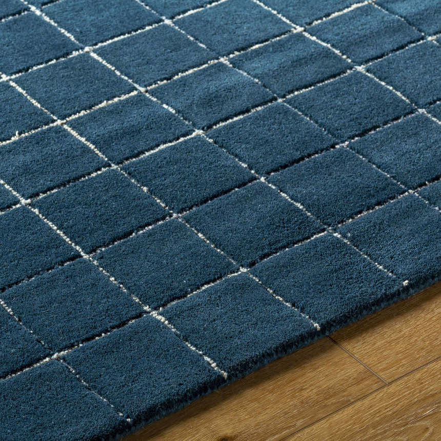 Made to Order Custom Size Toshi Blue Area Rug