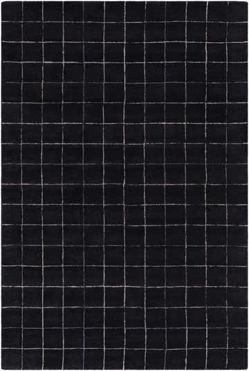 Made to Order Custom Size Toshi Jet Black Area Rug