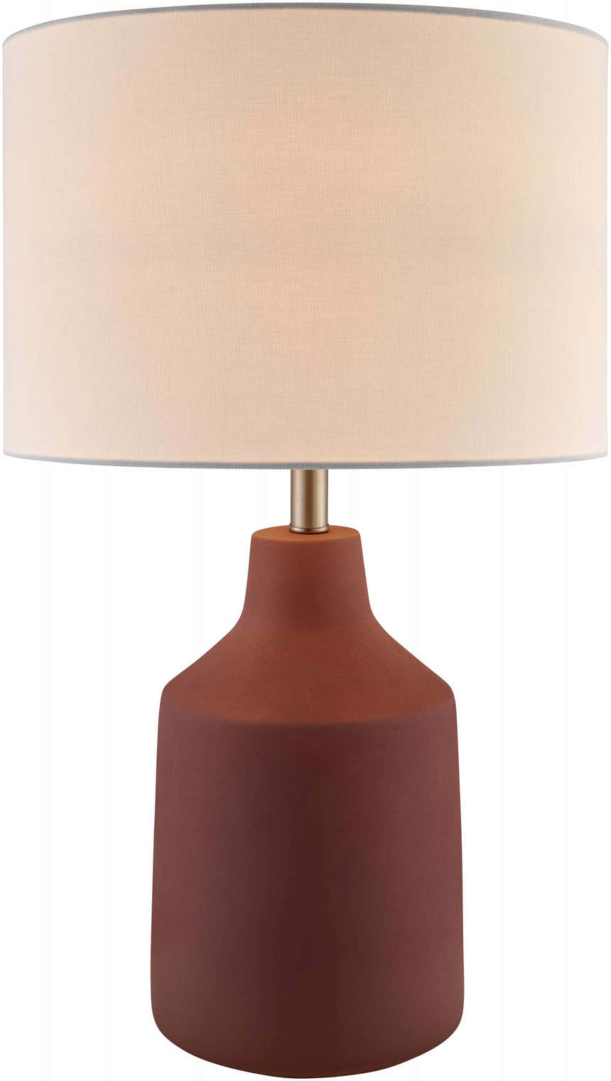 Toamasina Brick Red Table Lamp