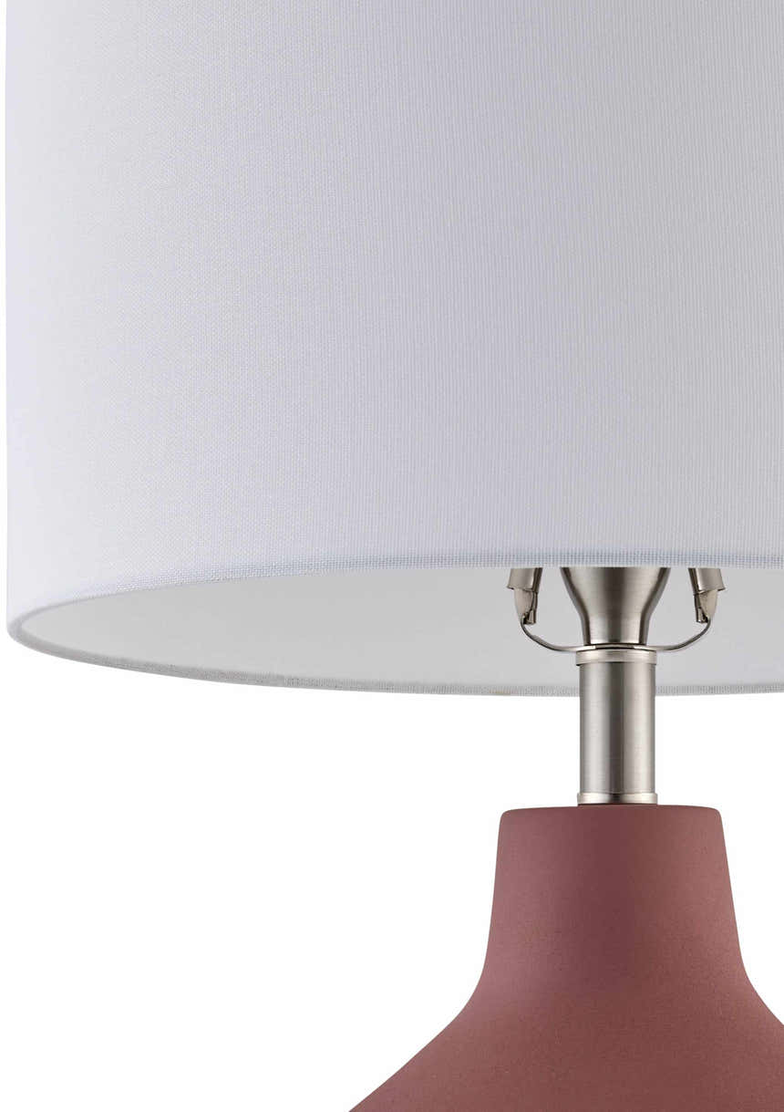 Toamasina Brick Red Table Lamp