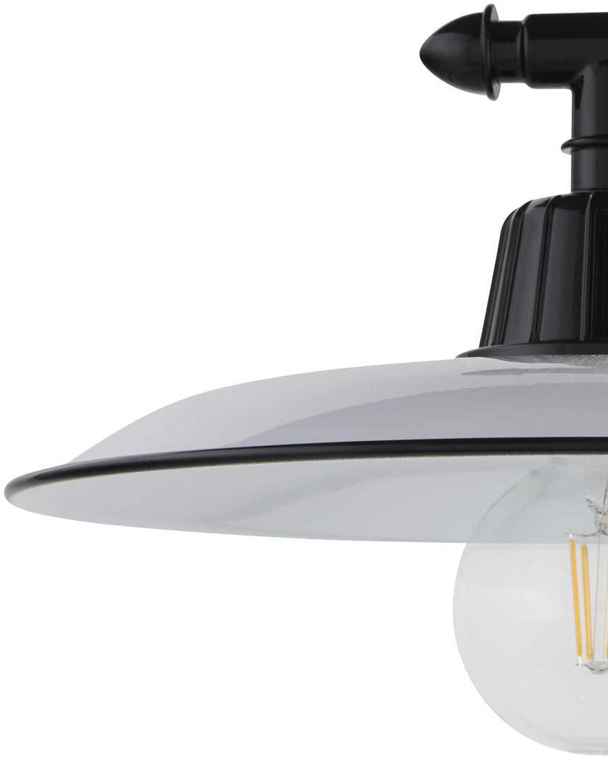 Oberkotzau White Outdoor Wall Sconce