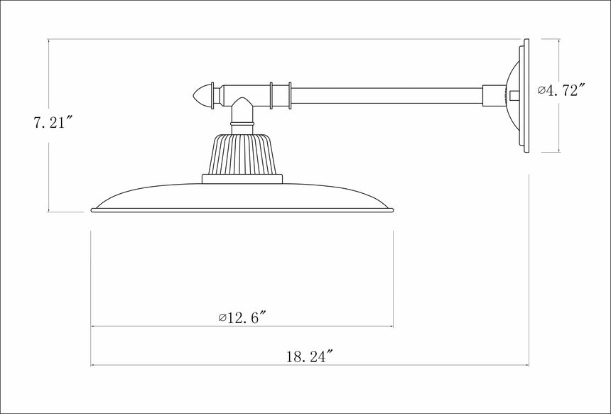 Oberkotzau White Wall Sconce