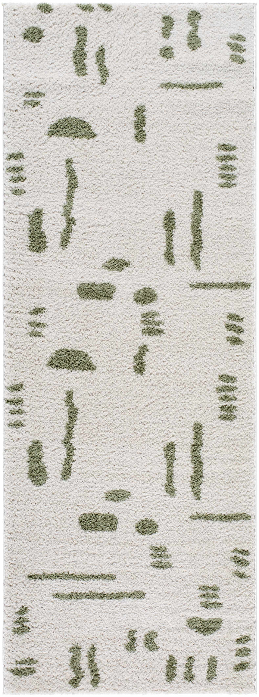 Azriel Green Washable Area Rug