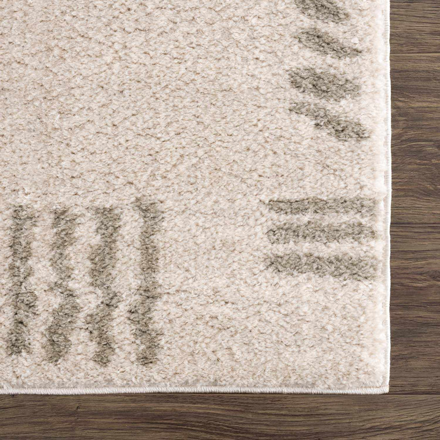 Azriel Gray Washable Area Rug