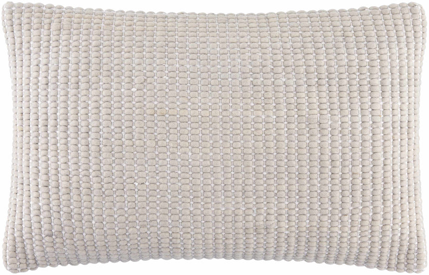 Trory Beige Throw Pillow