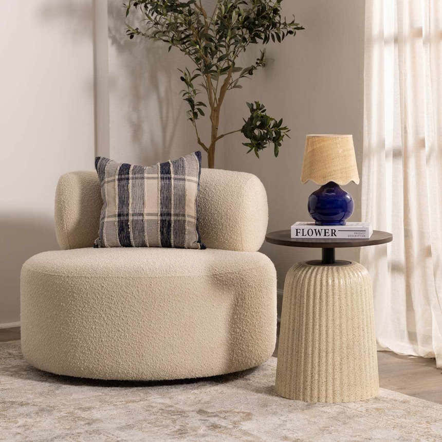 Theisseil Navy Blue Table Lamp