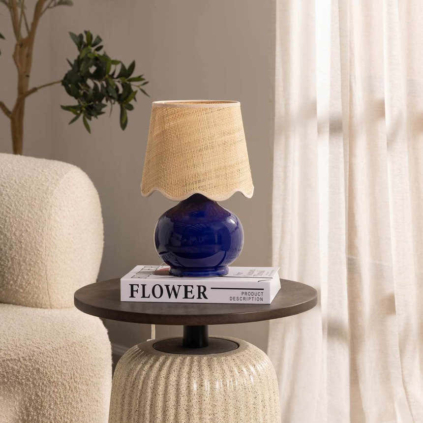 Theisseil Navy Blue Table Lamp