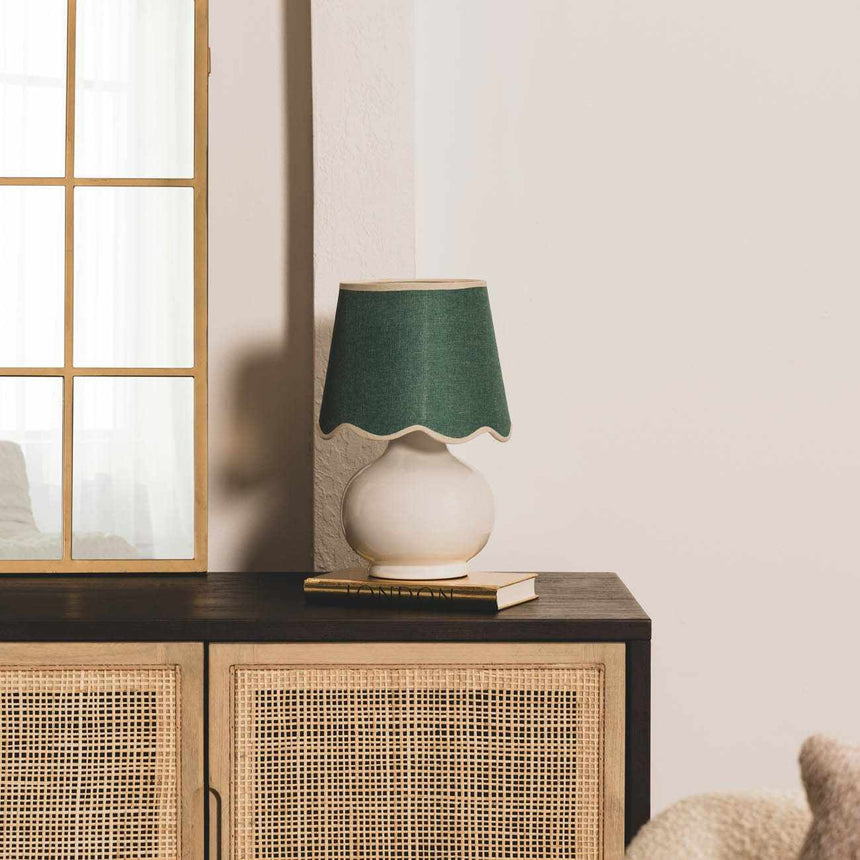 Theisseil Green Shade Table Lamp