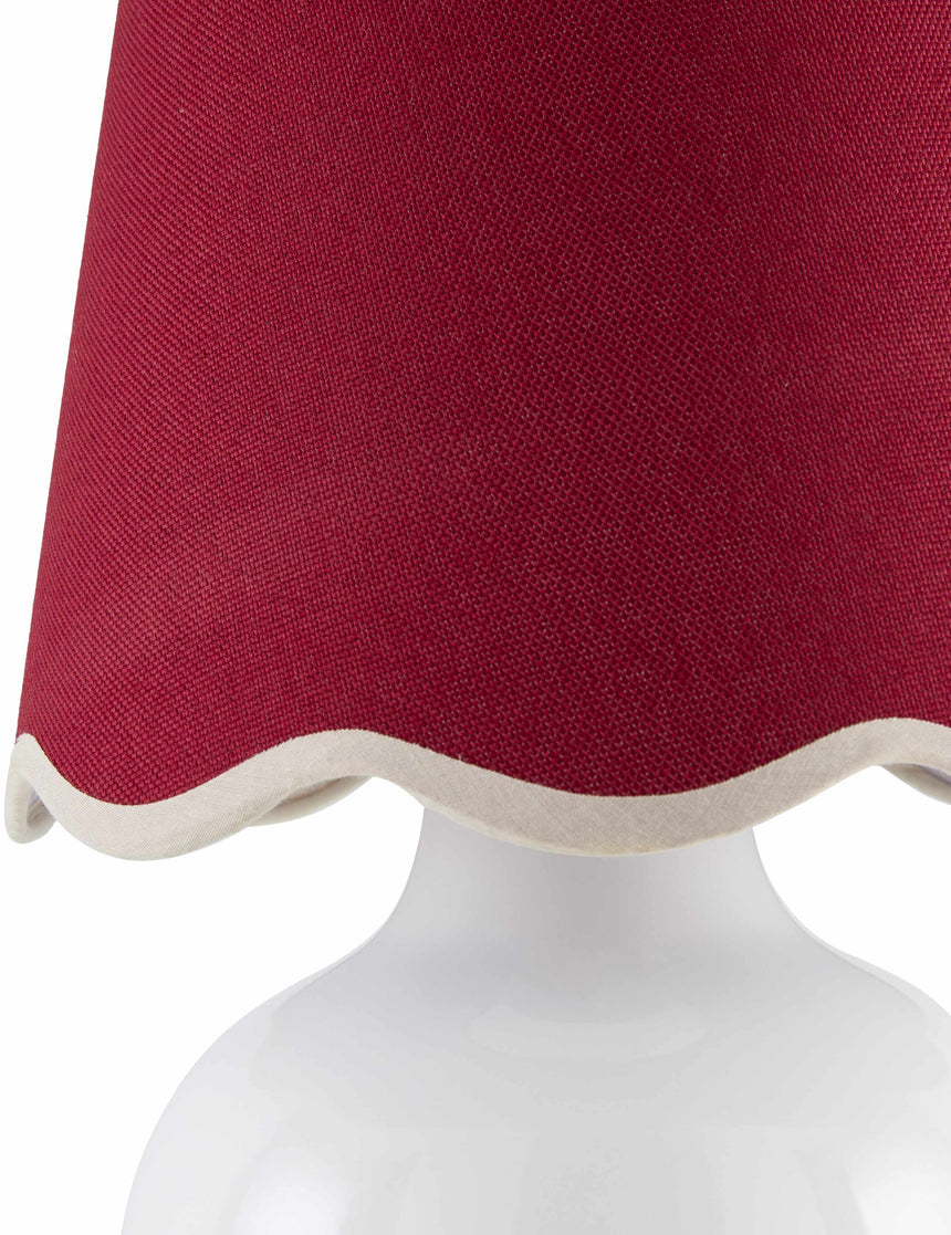 Theisseil Red Shade Table Lamp