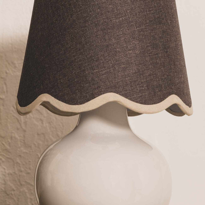 Theisseil Gray Shade Table Lamp