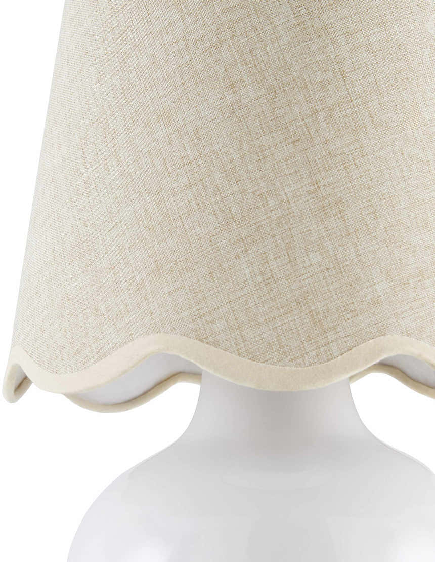 Wulee White Ceramic Table Lamp