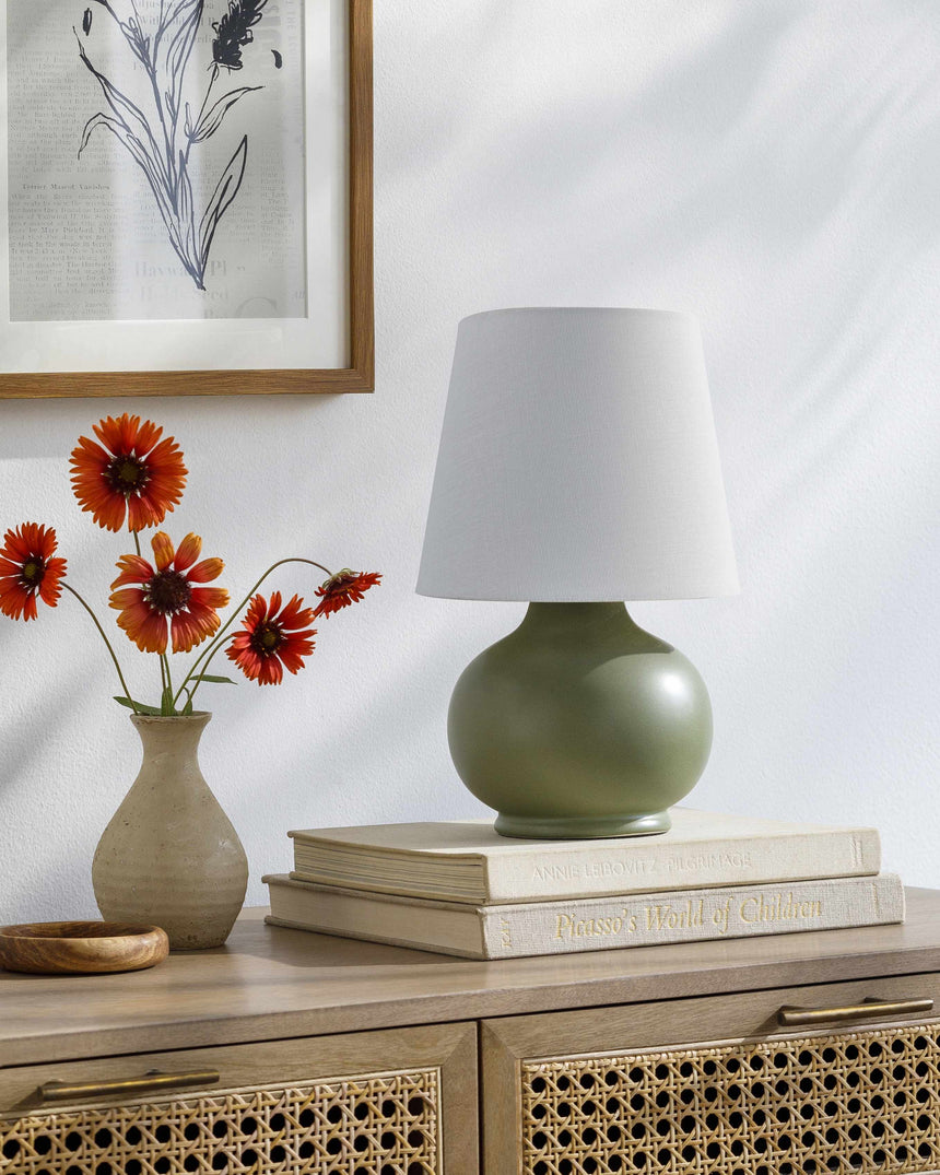 Theisseil Pale Sage Table Lamp